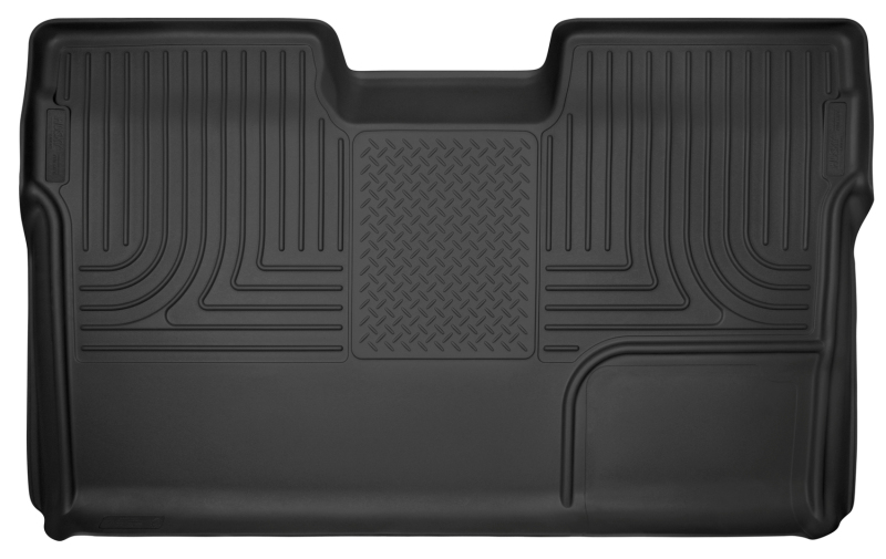 Ford F-150 Floor Mats - Rear - Husky Liners - X-act Contour - Black - `09-`14